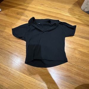 Black top with a collar
